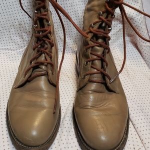 Ladies Justin Boots Lace Up Ropers L505 Size 5.5B